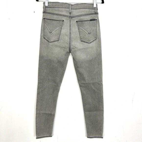 Hudson Blair High Rise Super Skinny Ankle Jeans Size 27 4 Grey - Picture 4 of 5